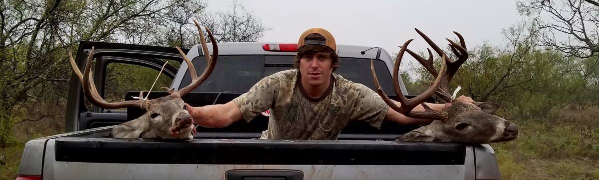 Photo of Clay Herzog while Texas Deer Hunting